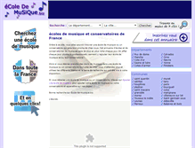 Tablet Screenshot of ecole-de-musique.biz