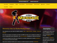 Tablet Screenshot of ecole-de-musique.com